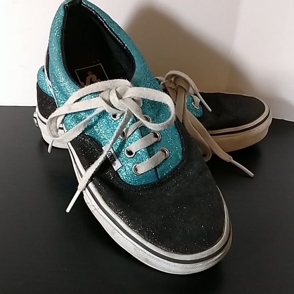 glitter vans size 6